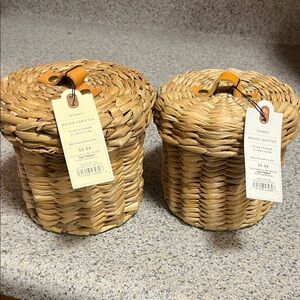 Hearth & Hand Woven Canisters